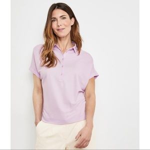 Gerry Weber Lilac Short Sleeve Blouse / Sz 14
